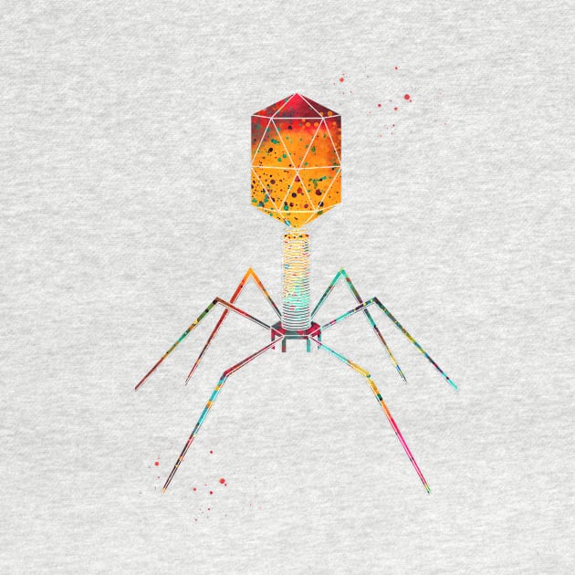 Bacteriophage by erzebeth